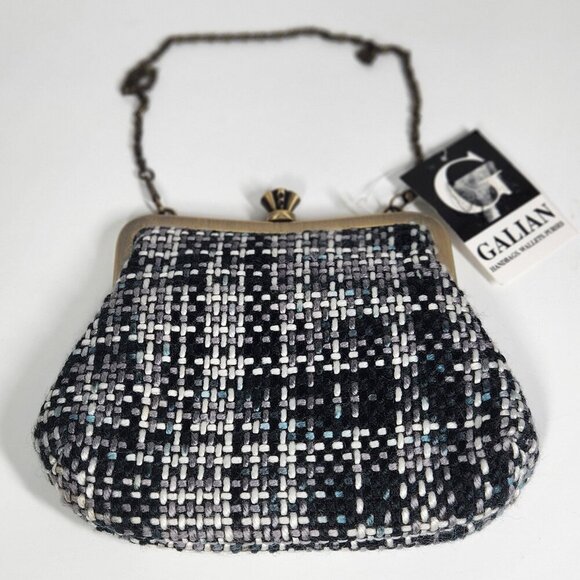 Galian Handbags - Galian Tweed Handbag/Clutch